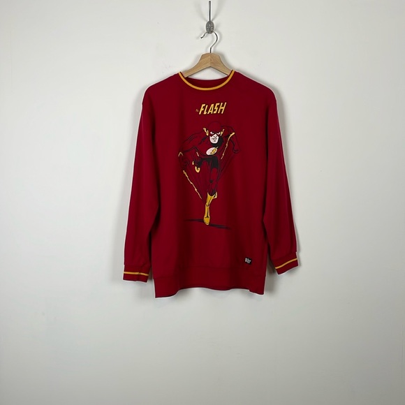 The Flash The Souled Store Mens XL Long Sleeve Pullover Cotton Blend Sweatshirt - Picture 1 of 10